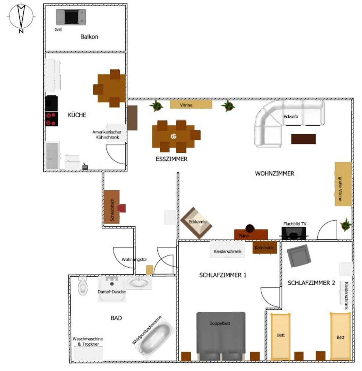 Komfort Ferienwohnung Biene Saarbrucken Bagian luar foto